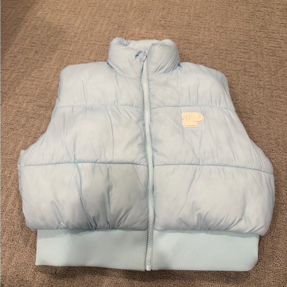 Light Blue Puffer Vest